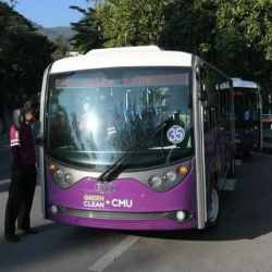 La Universidad de Chiang Mai se vuelve ecologica con 40 nuevos autobuses electricos. Foto ofrecida por The Nation Thailand.