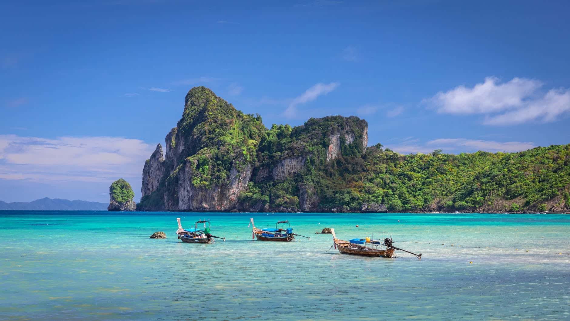 Isla de Phuket, un paraíso sin apenas turismo en 2021.