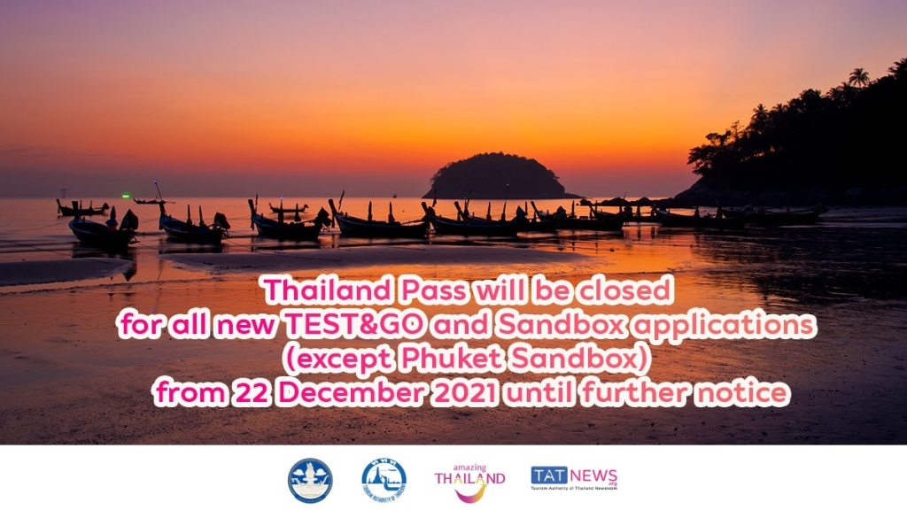 ÚLTIMA HORA: Tailandia Pass suspendido temporalmente, todas las entradas tienen de pasar por SandBox