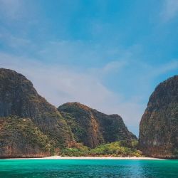 La playa de Maya Bay
