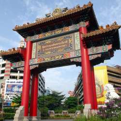 Puerta ROja barrio Chino Bangkok