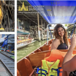Fotos excursión mercados tren y flotante en Tailandia