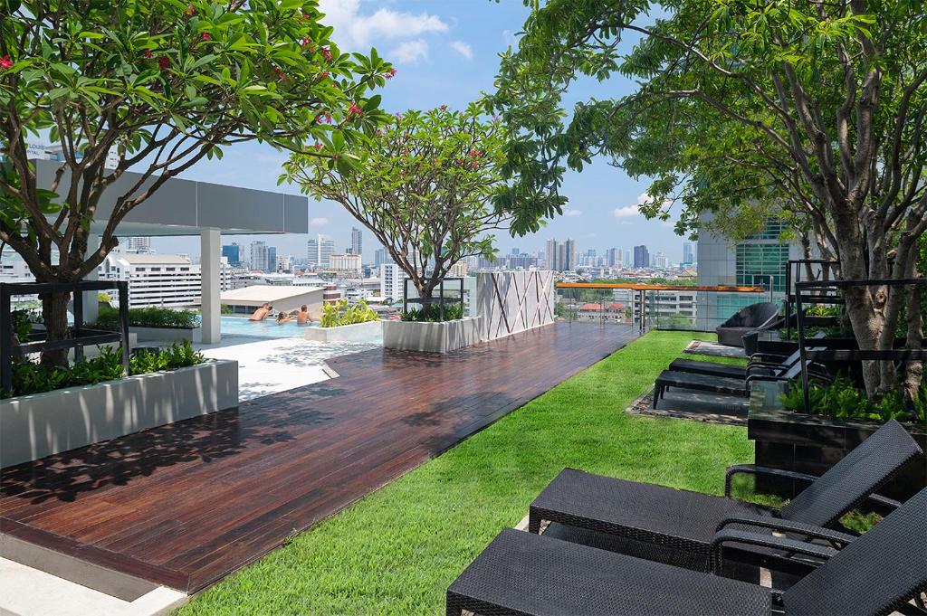 Vistas en el Hotel Mode Sathorn en Bangkok