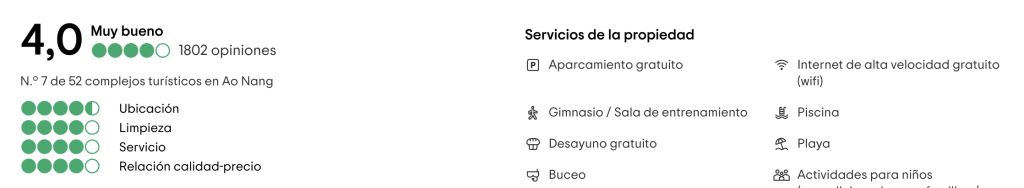 Opiniones TripAdvisor Hotel Aonang Villa Resort en Krabi