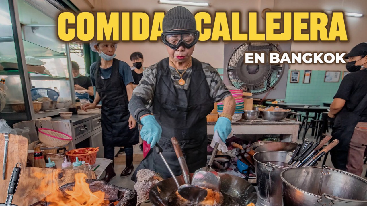 PUESTOS DE COMIDA CALLEJERA EN BANGKOK que no puedes perderte