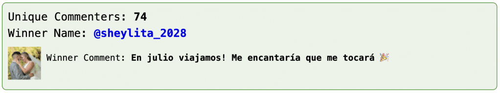 Ganador Sorteo Abril Tu Guia en Tailandia