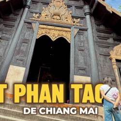 WAT PHAN TAO en Chiang Mai un templo de madera con alma propia