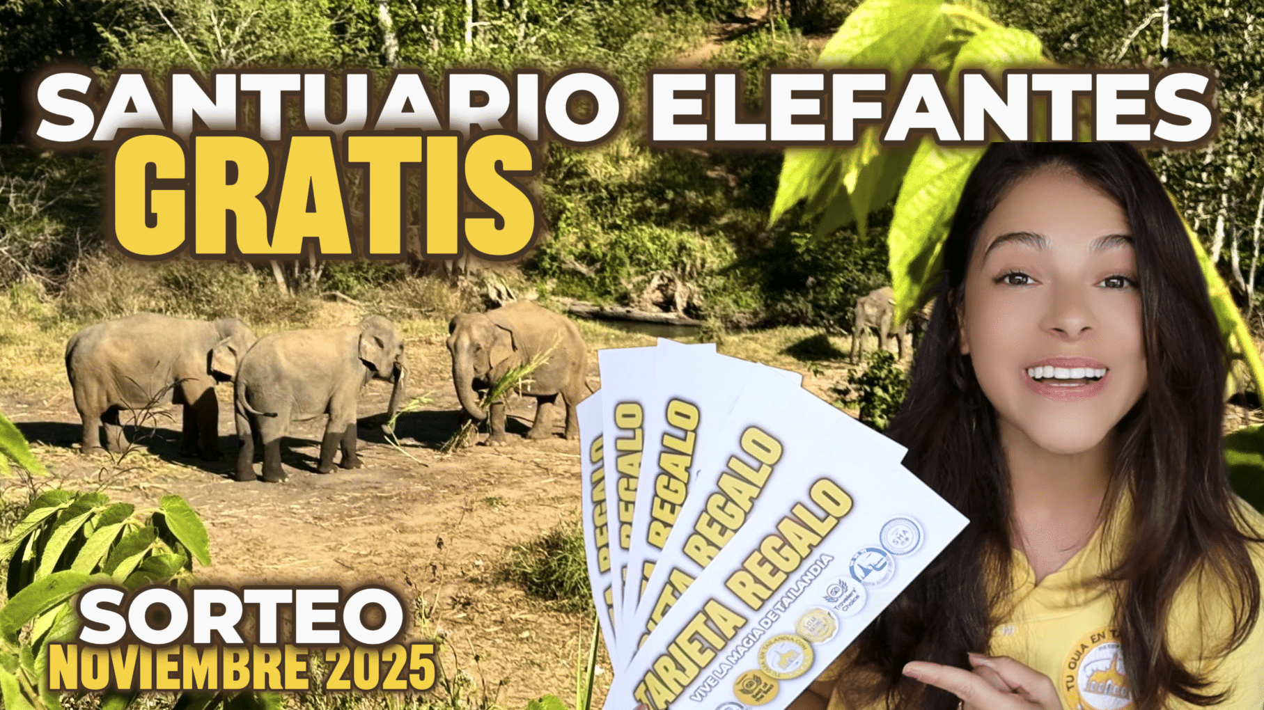 SORTEO NOVIEMBRE Santuario Elefantes