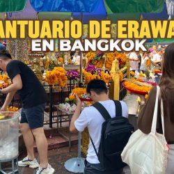 Santuario de Erawan en Bangkok ()
